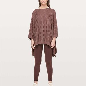 Lululemon - Divinity Poncho in Spanish Oak